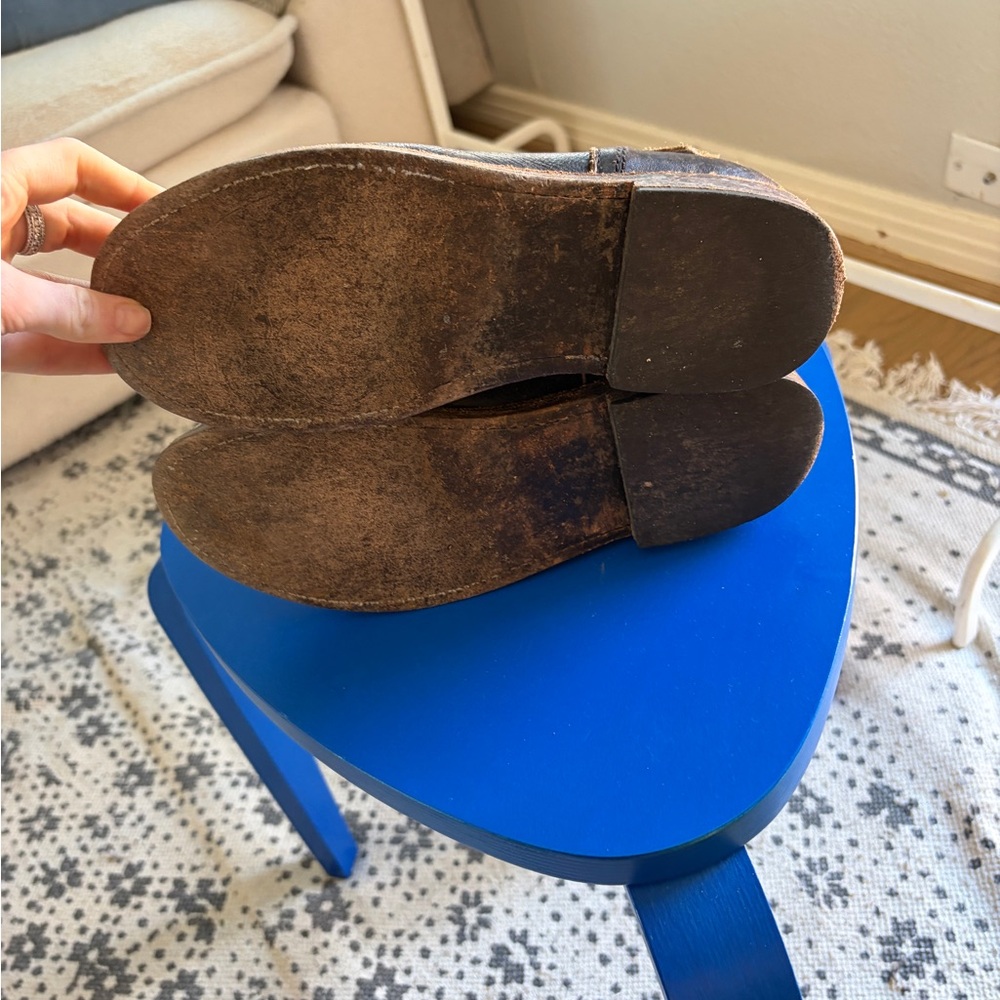 steve madden women’s free bird black leather — 9 - Picture 3 of 6
